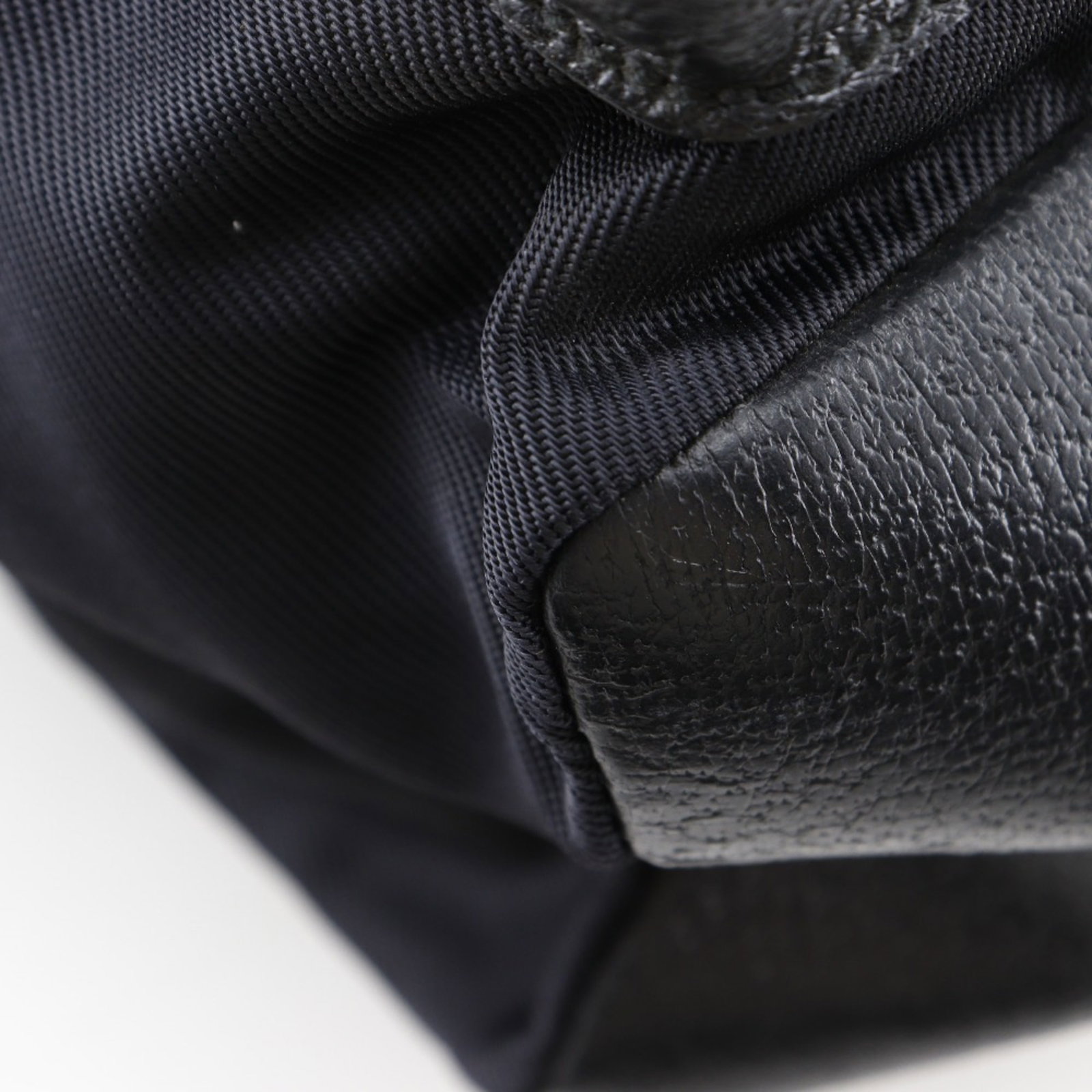 Nylon Canvas Leather Backpack Gucci - 4