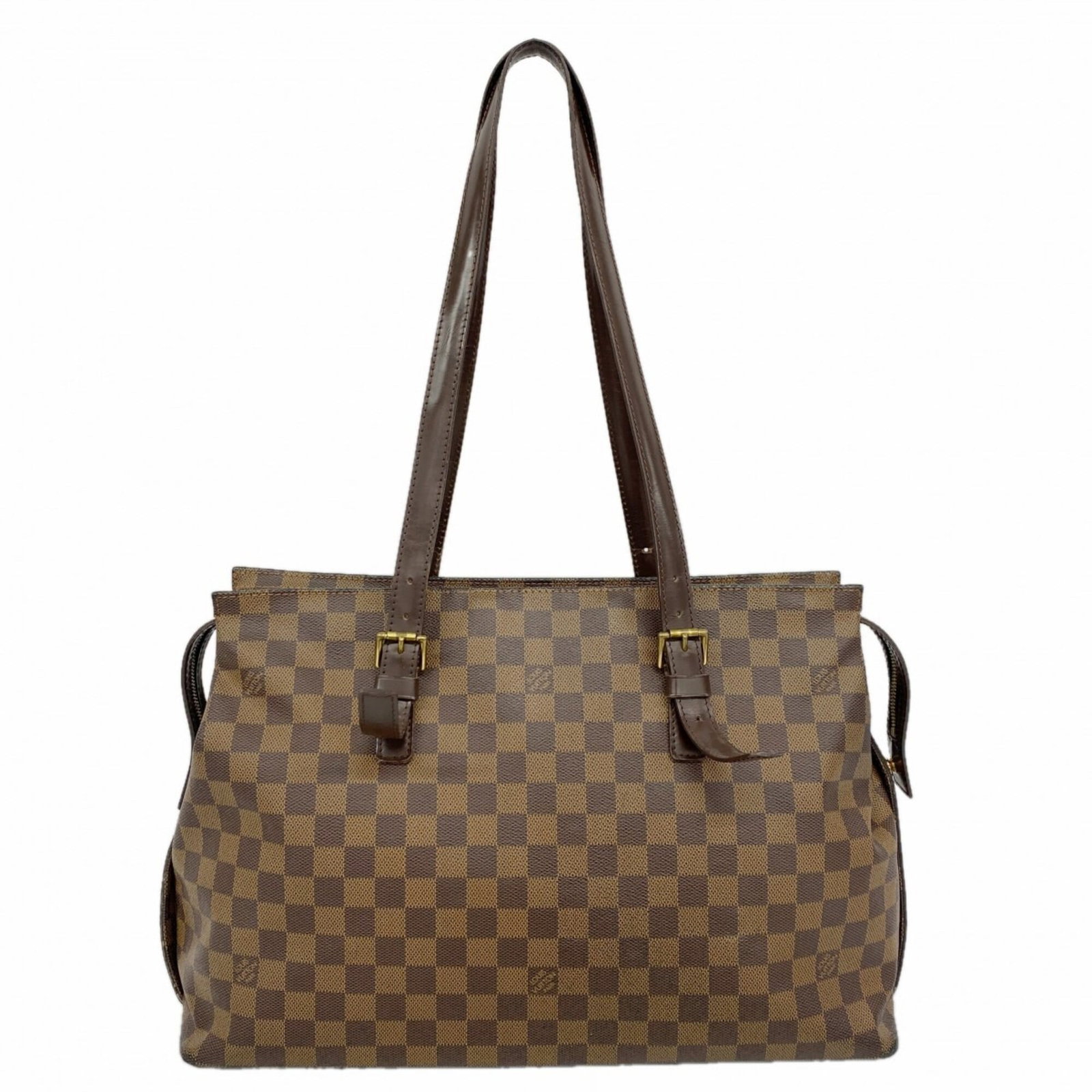 Shoulder bag from Louis Vuitton: Shoulder bag from Louis Vuitton The Louis Vuitton shoulder bag boasts a sleek Ebene color, measuring 28cm x 41cm x 14cm. This stylish accessory features the iconic monogram pattern and is crafted