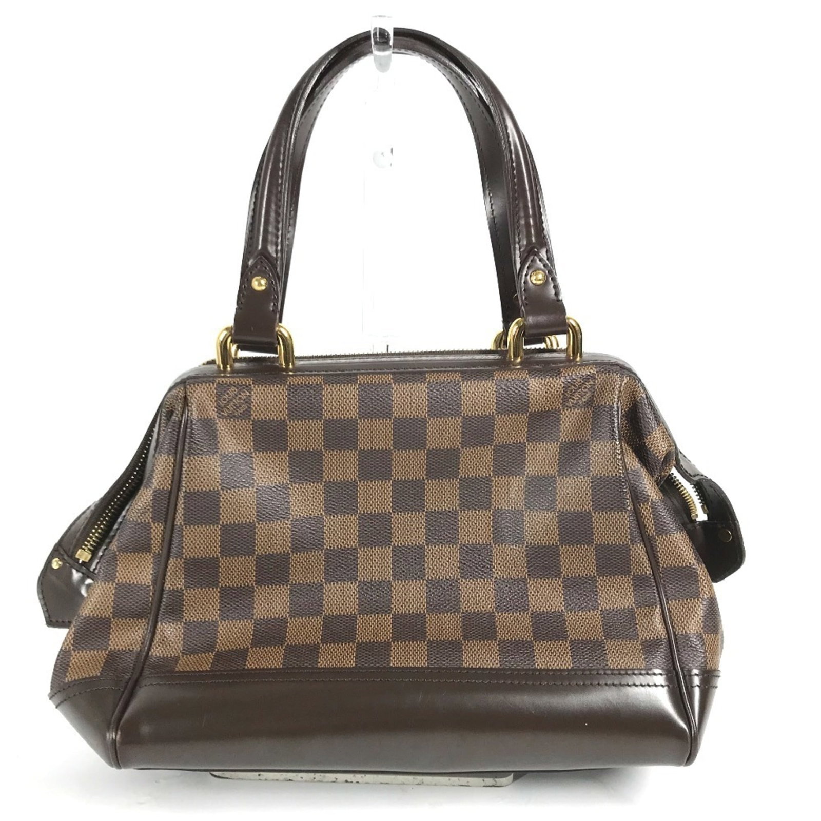 Damier Canvas Handbag Vuitton Louis Tote: Damier Canvas Handbag Vuitton Louis Tote Brown, Ebene Damier Canvas Louis Vuitton Tote Bag. This classic tote bag features the iconic Damier canvas design in a rich brown and ebene (ivory) colorway.