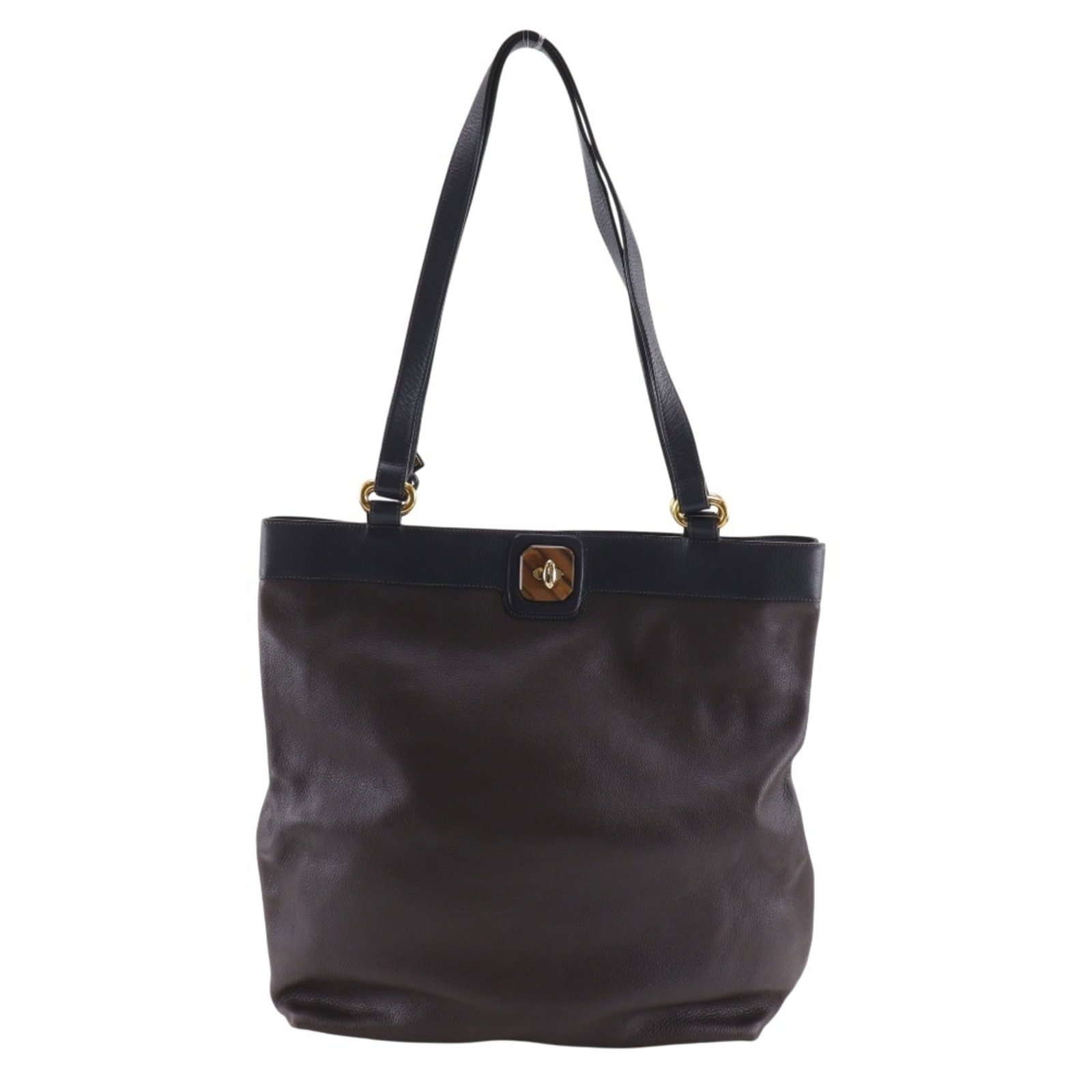Bag Leather Tote Delvaux: Bag Leather Tote Delvaux Brown leather tote bag from Delvaux, measuring 42cm x 37cm x 12cm and weighing 1.33kg. Features a sturdy handle drop of 35cm, making it easy to carry. The bag's classic
