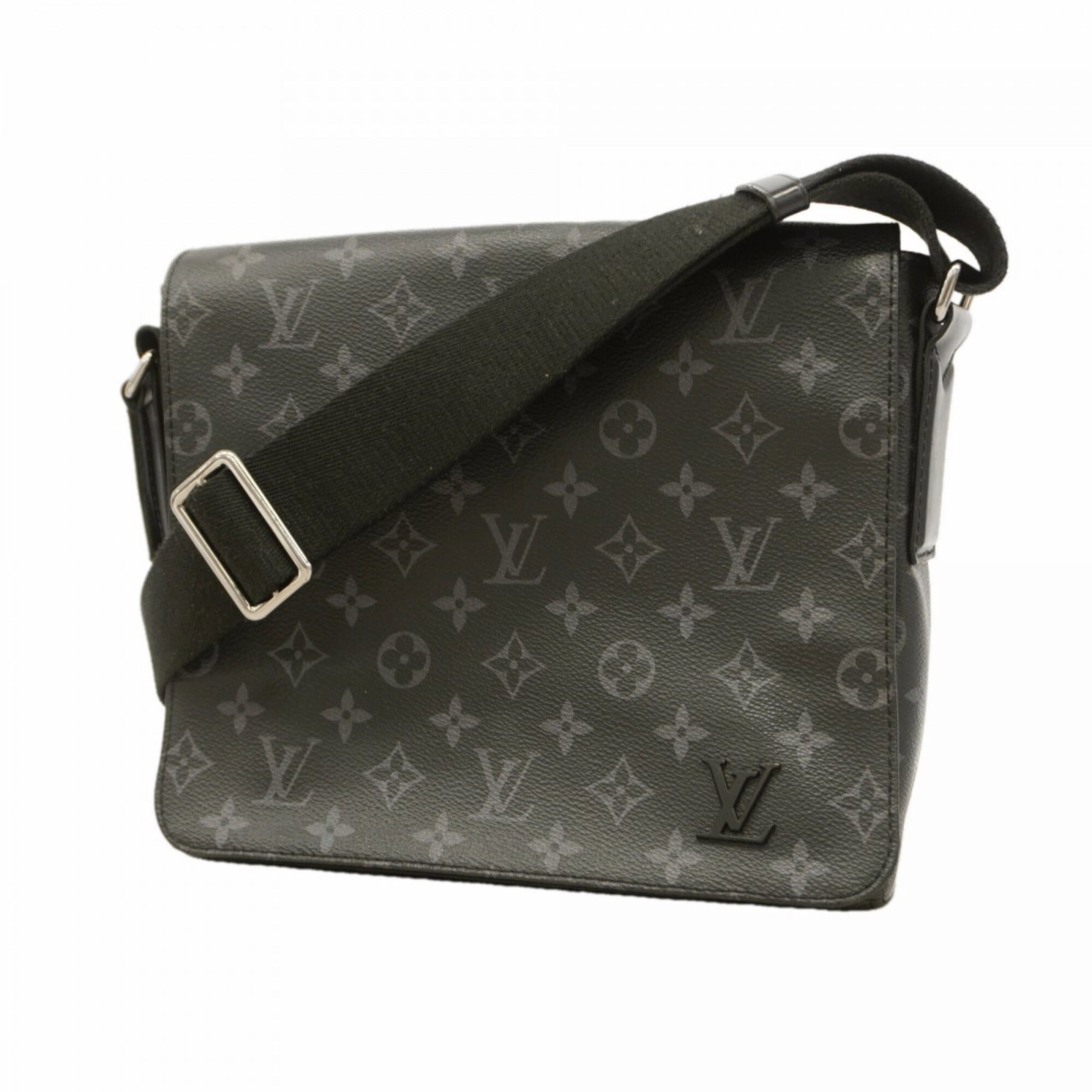Shoulder bag from Louis Vuitton: Shoulder bag from Louis Vuitton Black Louis Vuitton shoulder bag, measuring 24cm x 25cm x 6.5cm, features the iconic monogram pattern and sleek design. Made from high-quality materials, this stylish