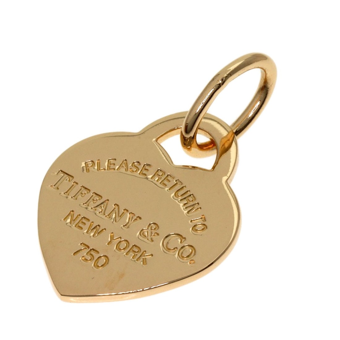 Tiffany&Co. Return To Heart Top Pendant Top K18 Pink Gold: Tiffany&Co. Return To Heart Top Pendant Top K18 Pink Gold K18 Pink Gold pendant top from Tiffany&Co., showcasing the luxury of high-karat gold. This elegant piece features a gold metal construction wi