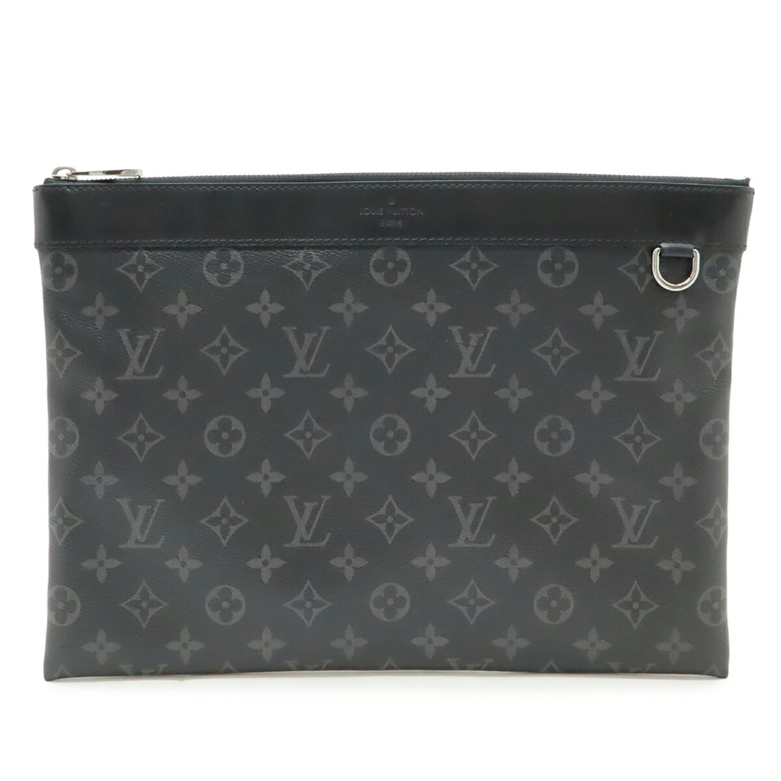 Monogram Eclipse Louis Vuitton Clutch Bag: Monogram Eclipse Louis Vuitton Clutch Bag Monogram Eclipse Louis Vuitton Clutch Bag - A sleek and sophisticated design, the Monogram Eclipse clutch bag boasts the iconic Louis Vuitton monogram pattern