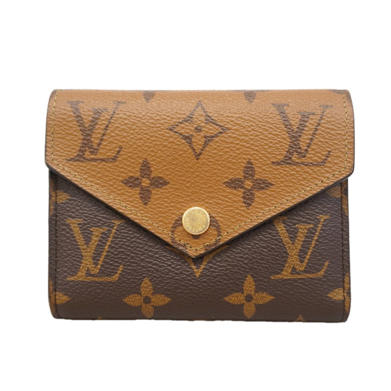 Louis Vuitton Wallet (Tri-Fold): Louis Vuitton Wallet (Tri-Fold) Brown Louis Vuitton Tri-Fold Wallet with classic design and signature monogram pattern. Made from high-quality materials, this wallet features a sturdy construction and