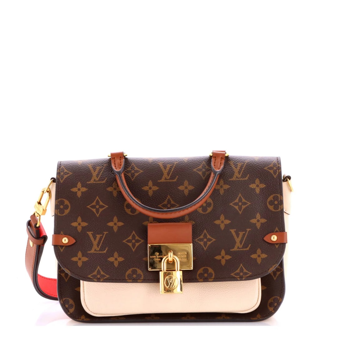 Vuitton Louis Vaugirard Monogram Canvas Leather Handbag: Vuitton Louis Vaugirard Monogram Canvas Leather Handbag The Louis Vuitton Vaugirard Monogram Canvas Leather Handbag boasts a classic design with its iconic monogram pattern and top handle, available
