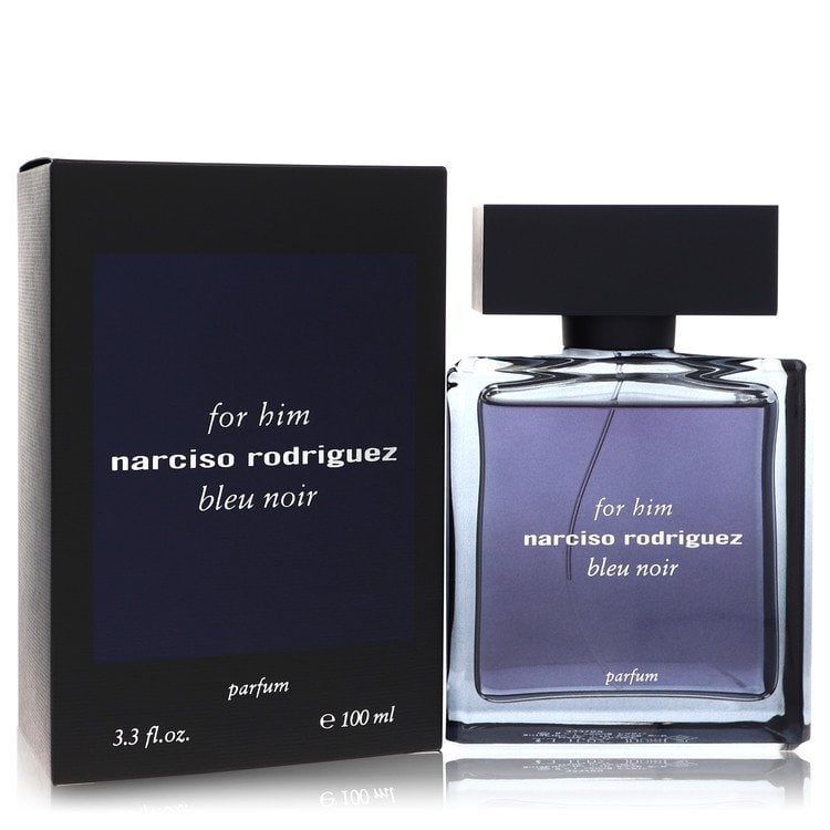 Narciso Rodriguez Bleu Noir by Narciso Rodriguez Parfum Spray 3.3 oz: Narciso Rodriguez Bleu Noir by Narciso Rodriguez Parfum Spray 3.3 oz Narciso Rodriguez Bleu Noir by Narciso Rodriguez Parfum Spray offers a fresh, spicy scent for men. Created with perfumer Sonia Cons