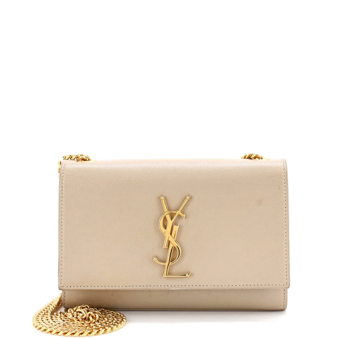 Laurent Saint Classic Monogram Small Leather Crossbody Bag Grainy (1 of 6)