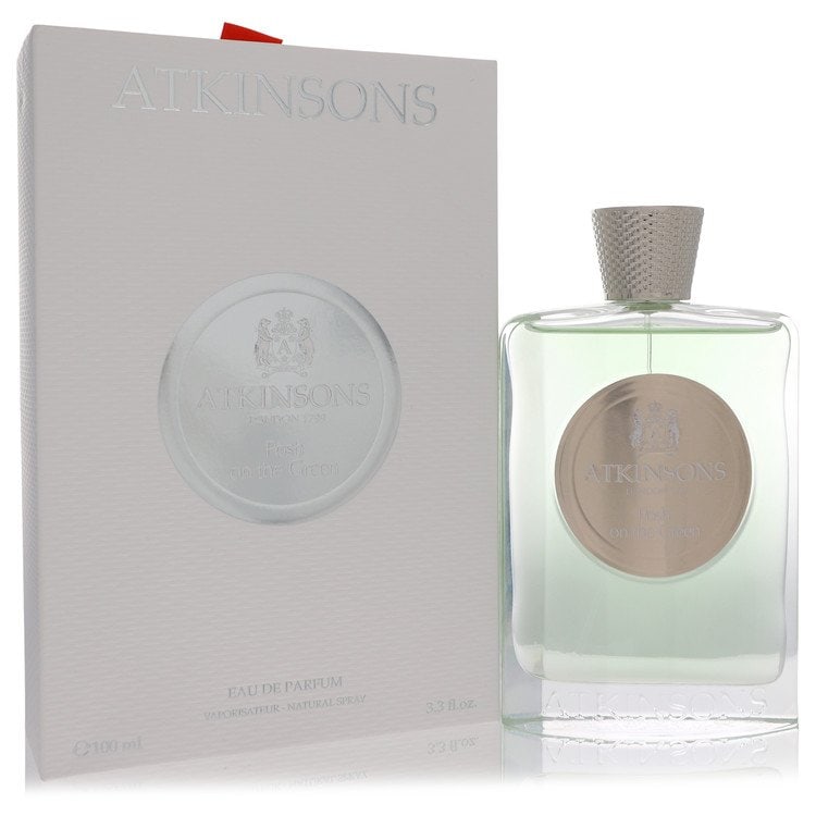 Posh on the Green by Atkinsons Eau De Parfum Spray 3.3 oz: Posh on the Green by Atkinsons Eau De Parfum Spray 3.3 oz Posh on the Green by Atkinsons Eau De Parfum Spray offers a fresh green scent perfect for those who enjoy unisex fragrances. Released in 2014 