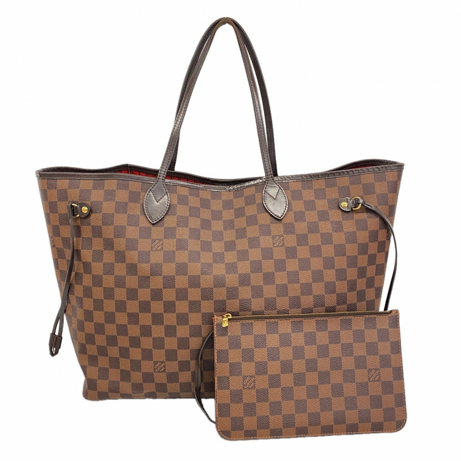Louis Vuitton Tote Bag: Louis Vuitton Tote Bag Ebene Louis Vuitton Tote Bag, featuring the iconic monogram pattern and signature style. This stylish tote measures 32.5cm x 40cm x 20cm, making it a practical and versatile