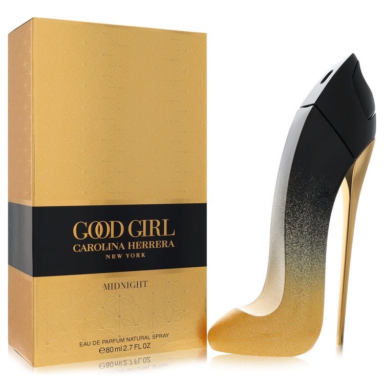 Good Girl Midnight by Carolina Herrera Eau De Parfum Spray 2.7 oz: Good Girl Midnight by Carolina Herrera Eau De Parfum Spray 2.7 oz Carolina Herrera's Good Girl Midnight Eau De Parfum Spray is a sophisticated scent, available in a 2.7 oz size. This perfume is