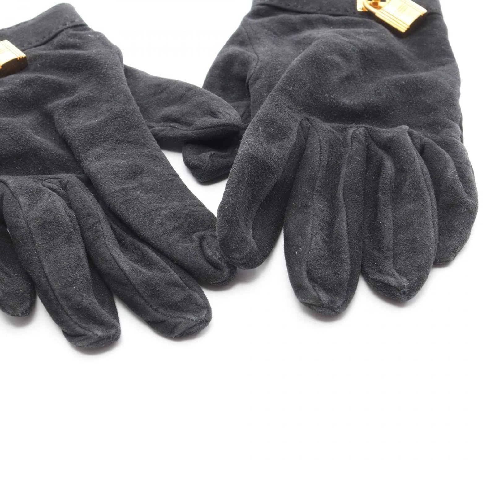 Warm Gloves Hermes Suede - 5