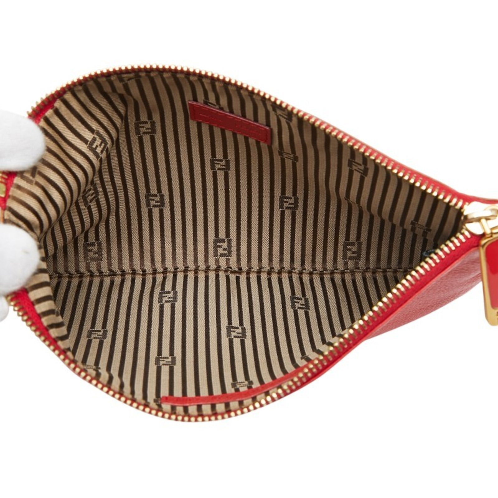 Fendi pouch leather - 7