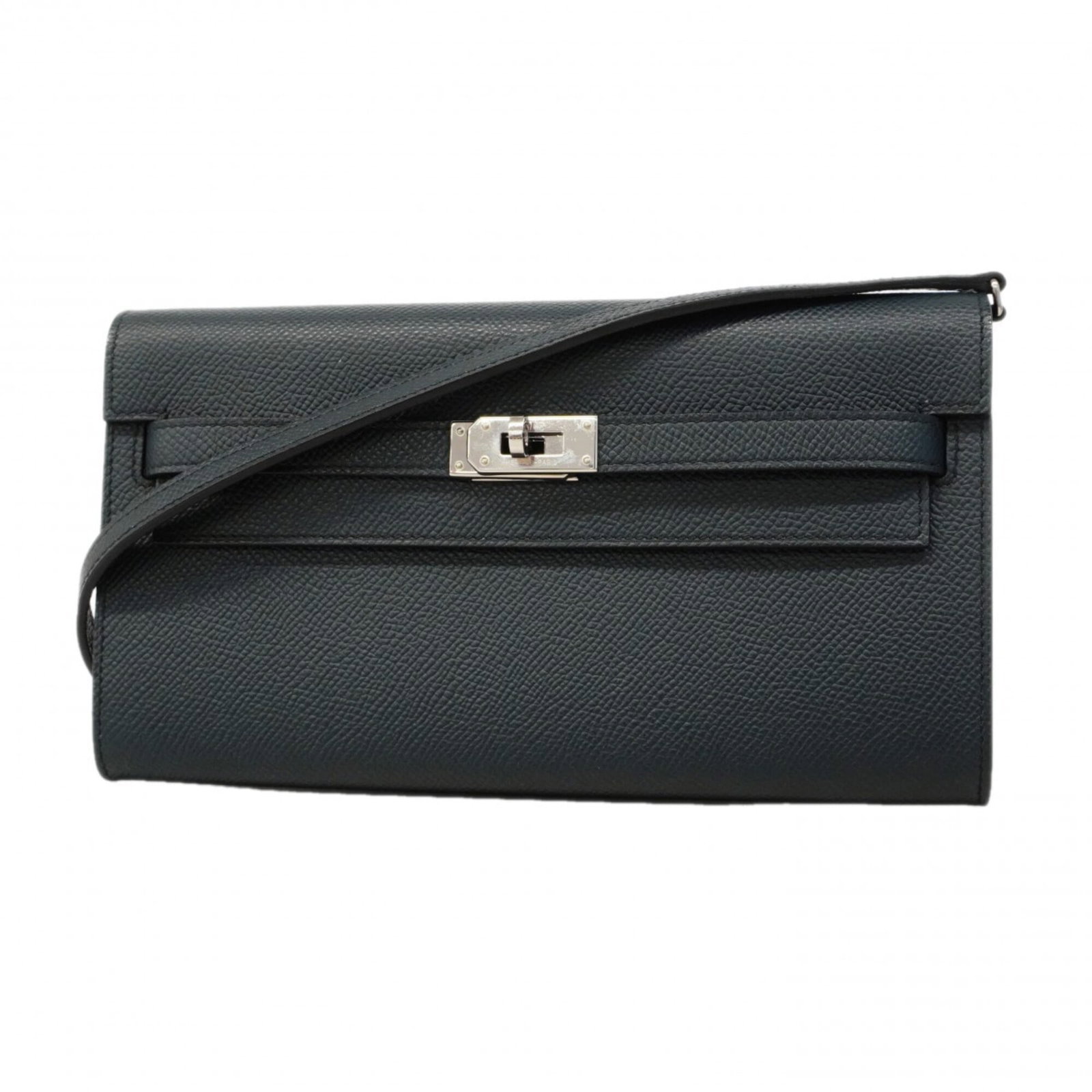 Hermes Leather Chain Shoulder Wallet Epsom (1 of 9)