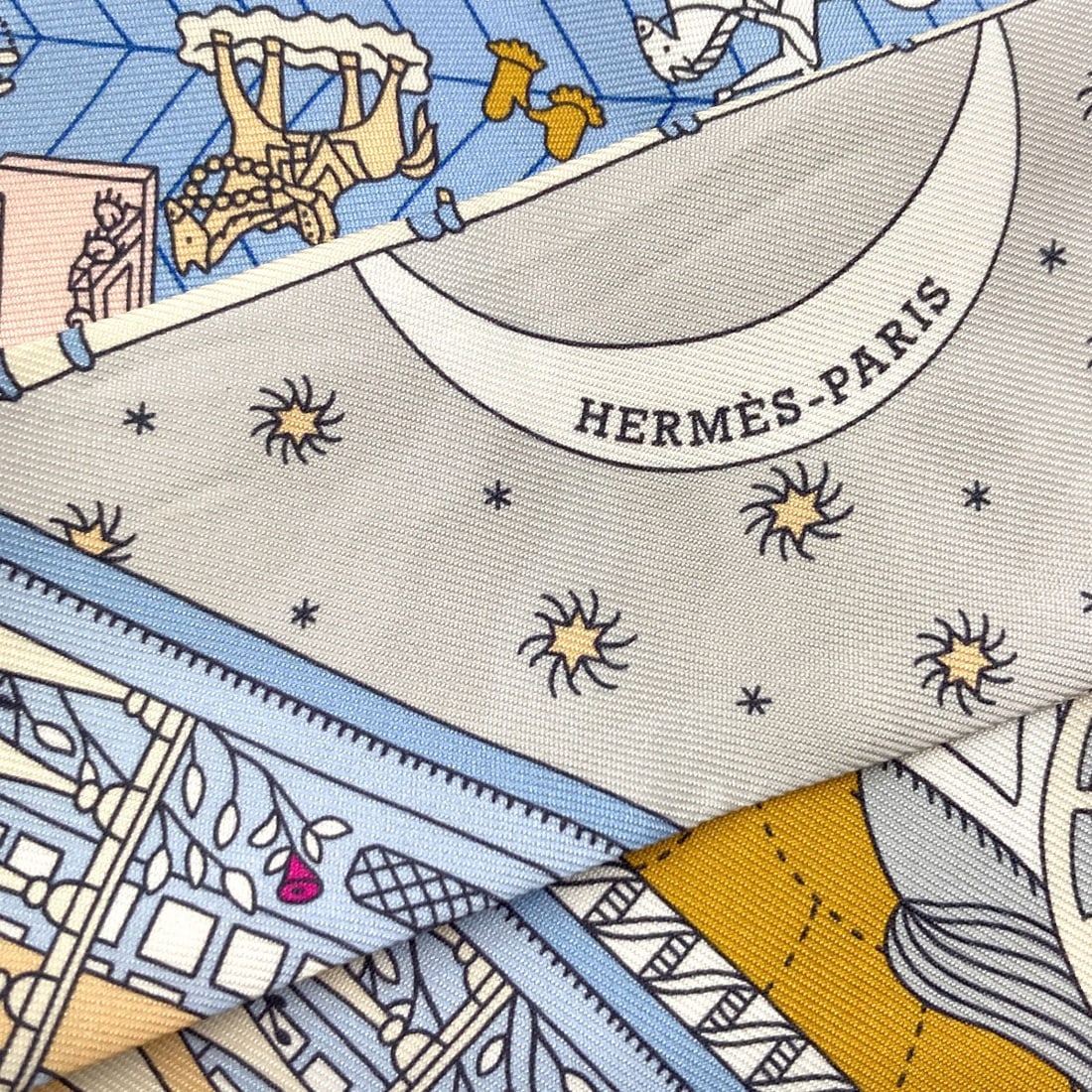 Silk Hermes Twilly Scarf - 3