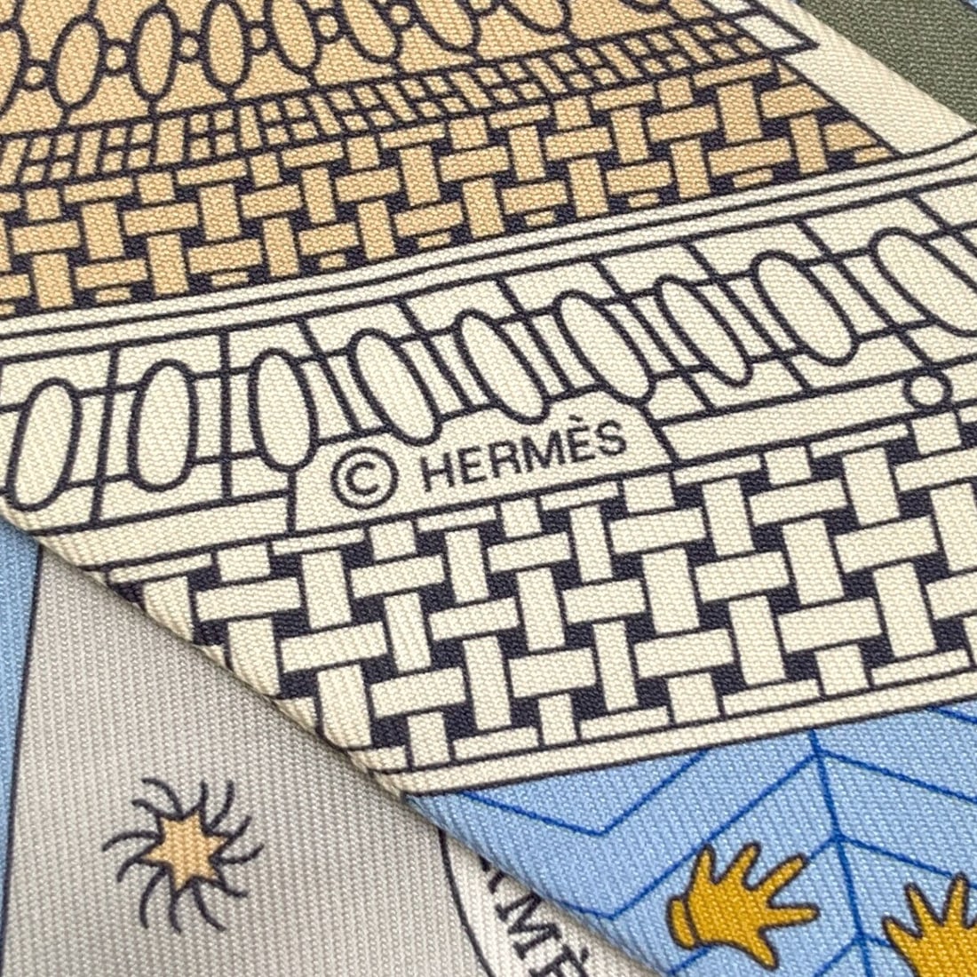 Silk Hermes Twilly Scarf - 4