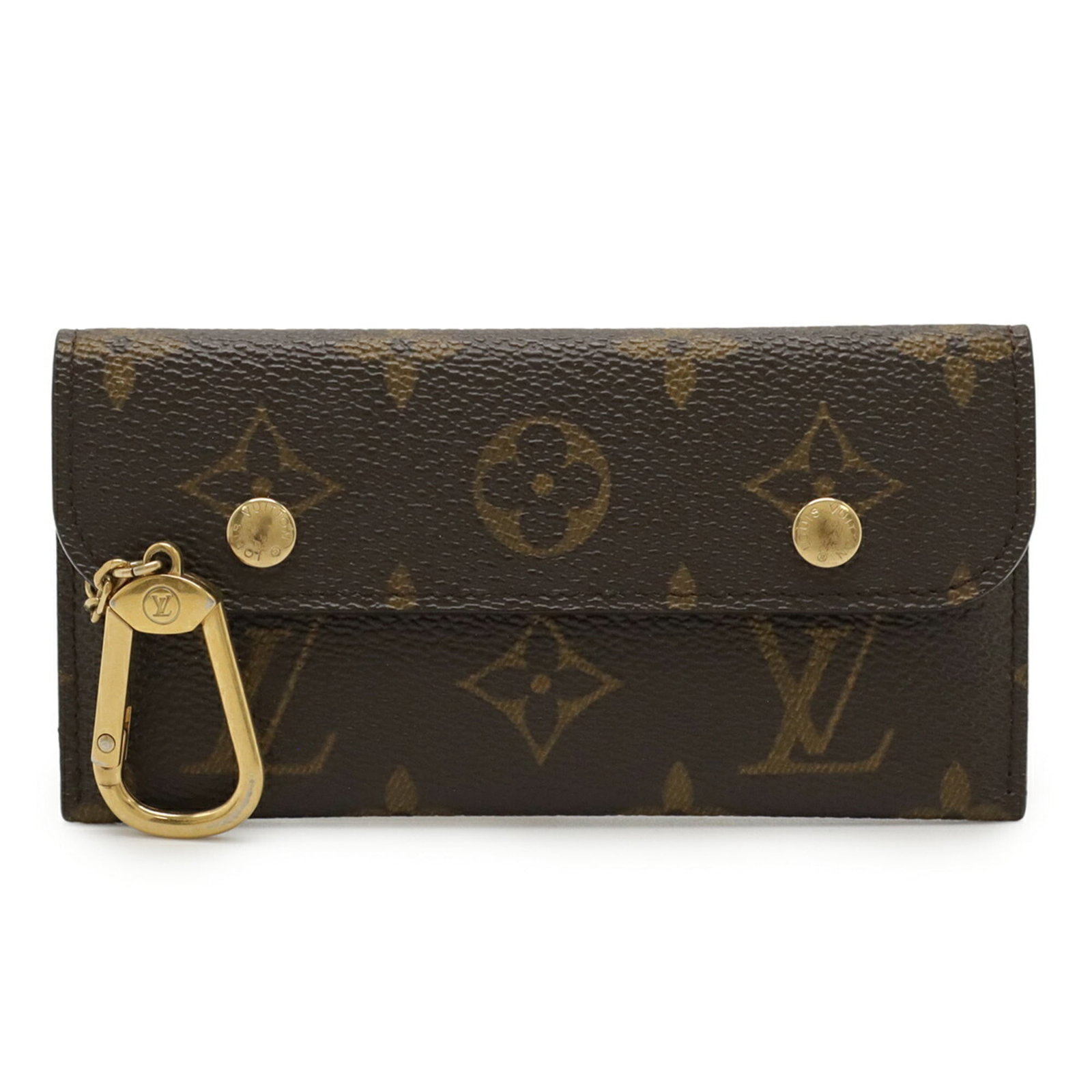 Louis Vuitton Purse Coin Case Monogram: Louis Vuitton Purse Coin Case Monogram The Louis Vuitton Purse Coin Case Monogram in brown features the iconic monogram pattern, a hallmark of French luxury. Made from high-quality materials, this com