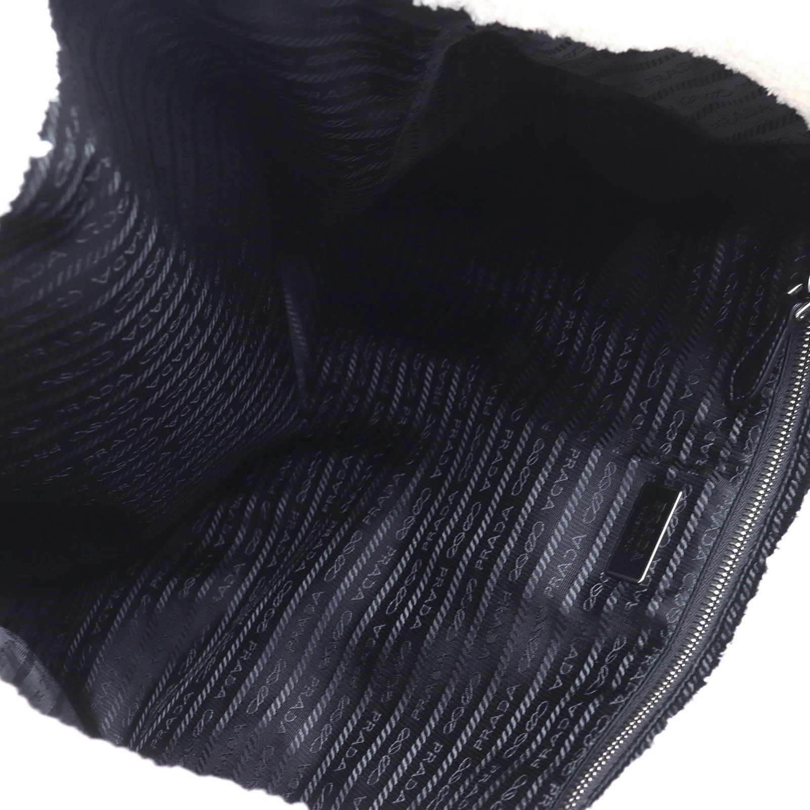 Prada Tote Bag Polyester Leather - 8