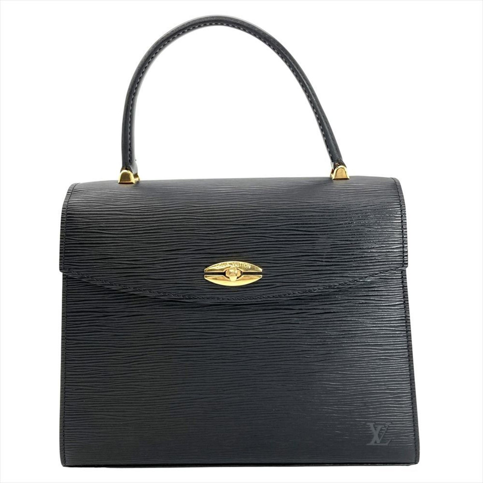 Louis Vuitton Handbag Epi Leather: Louis Vuitton Handbag Epi Leather Epi leather construction provides durability and a distinctive texture, while the classic design ensures timeless appeal. This black Louis Vuitton handbag features a