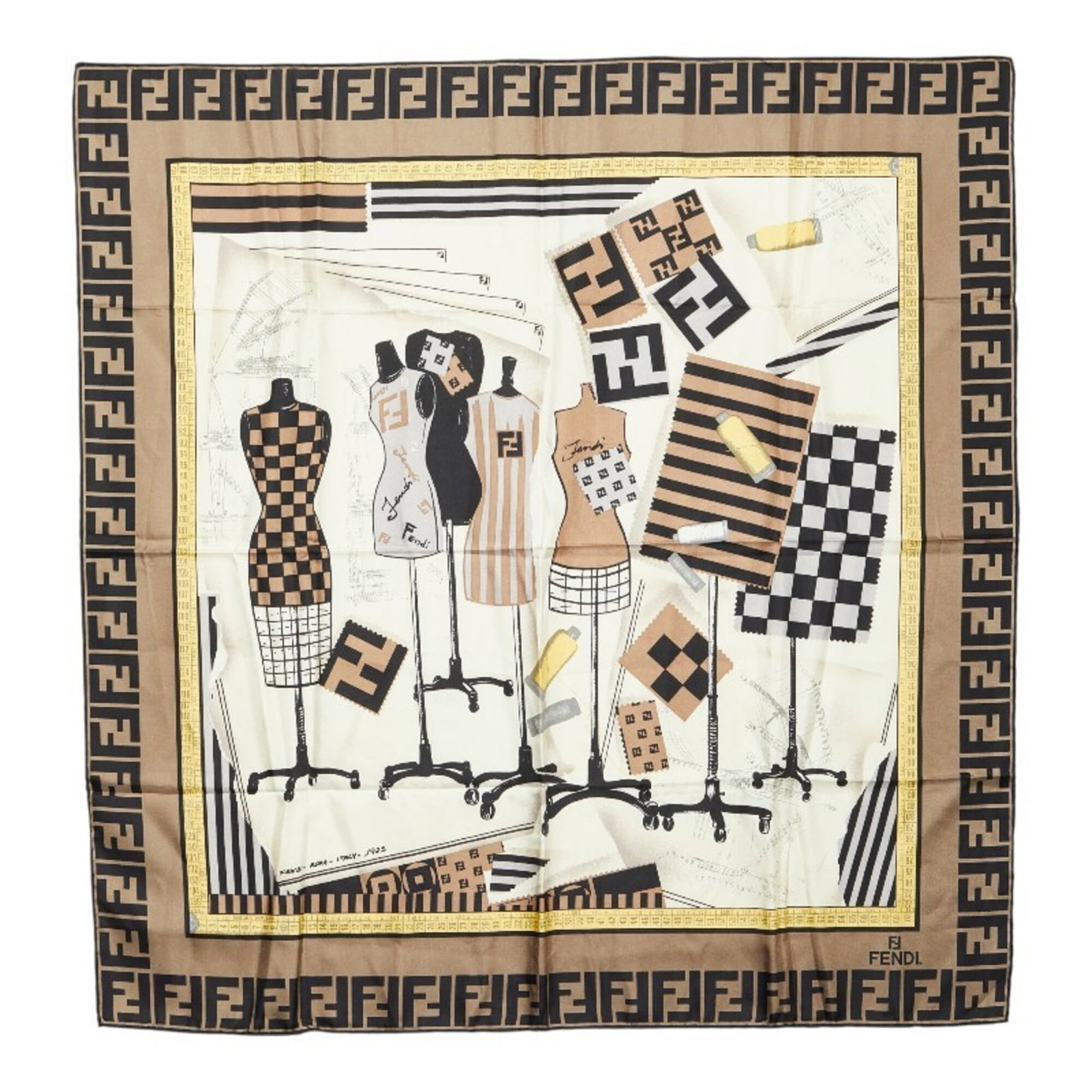 Fendi silk scarf (1 of 5)