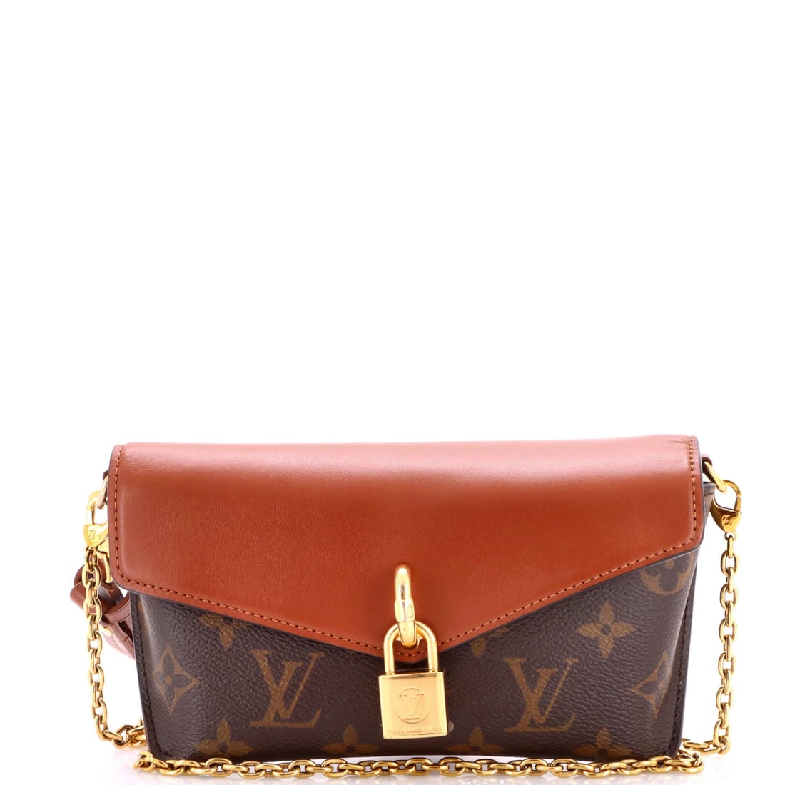 Louis Vuitton Padlock on Strap Handbag Monogram Canvas and Leather (1 of 8)