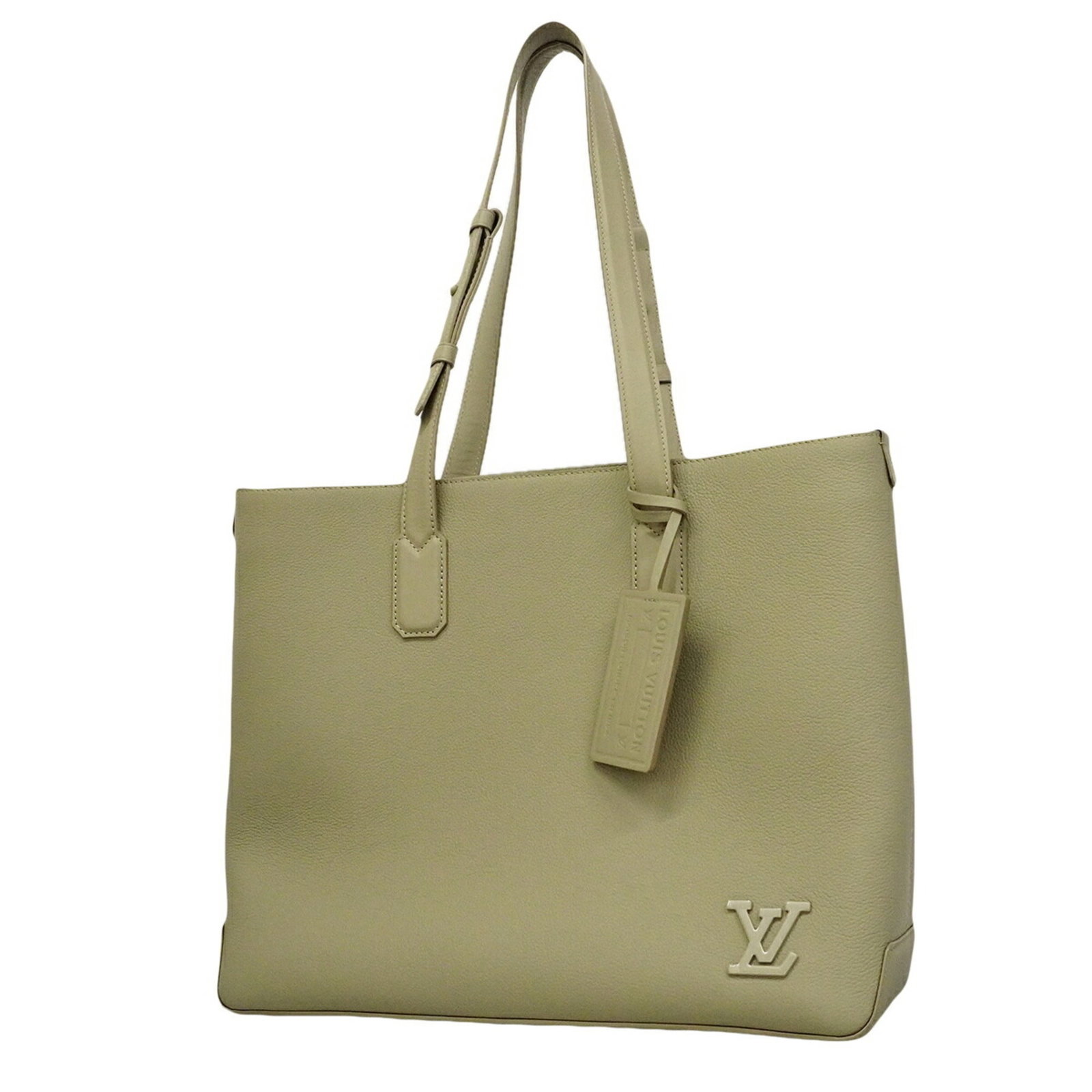 Louis Vuitton Tote Bag: Louis Vuitton Tote Bag Khaki-colored tote bag from Louis Vuitton, measuring 33cm x 39cm x 13cm. Features the iconic monogram pattern and classic design that has made Louis Vuitton a symbol of luxury t