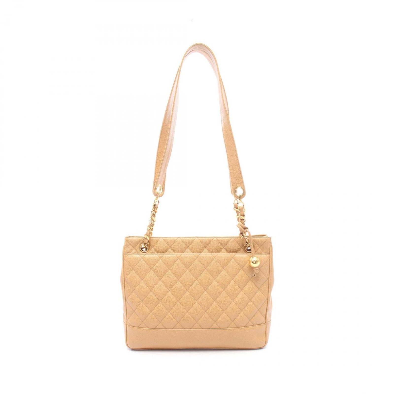 Chanel Handbag Tote Bag Grained Calfskin: Chanel Handbag Tote Bag Grained Calfskin Grained Calfskin Tote Bag from Chanel, featuring a timeless design in beige. This classic tote bag measures 25.5cm x 31.5cm x 6cm and is made from high-quality