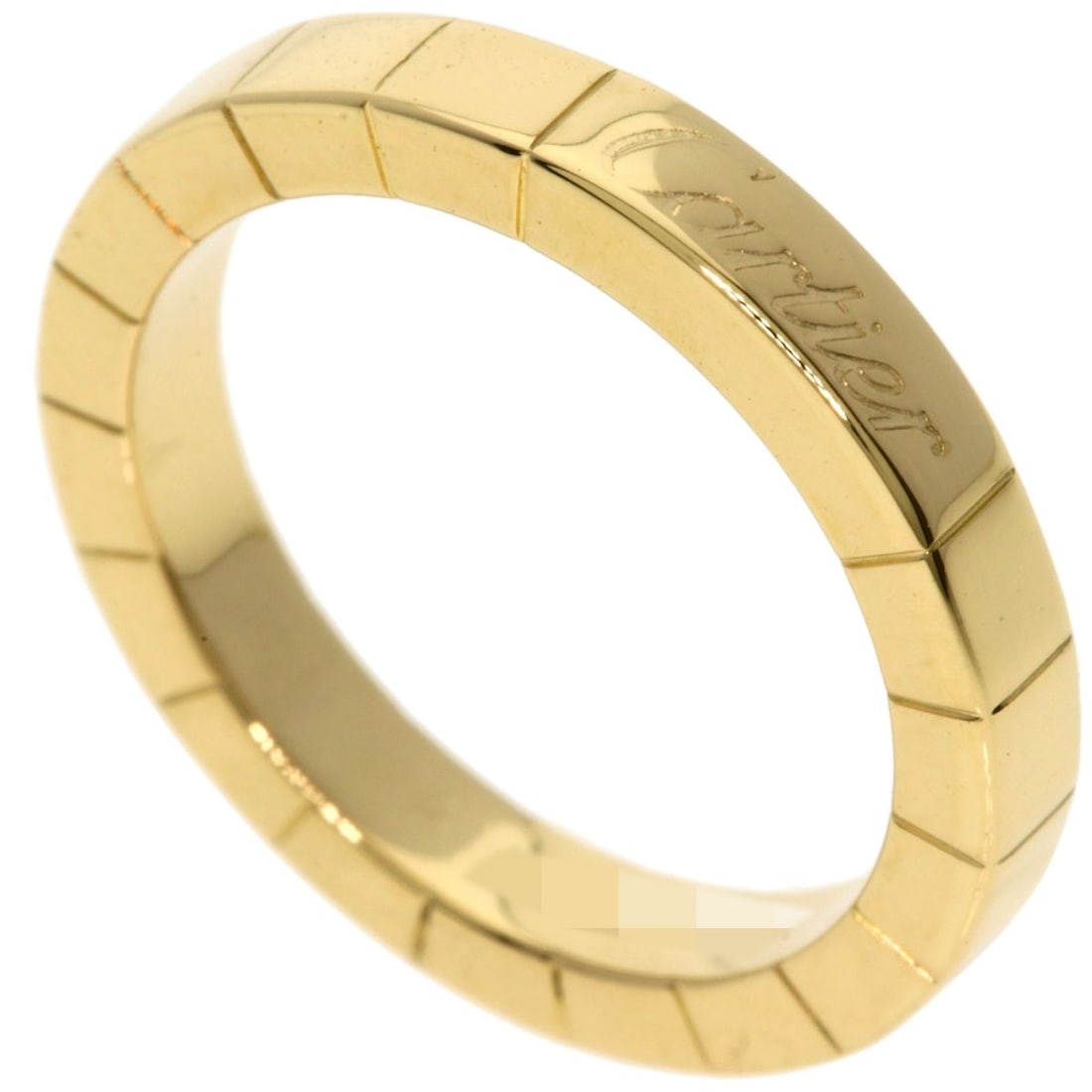 Laniere Cartier #48 Yellow Gold Ring K18: Laniere Cartier #48 Yellow Gold Ring K18 K18 Yellow Gold Cartier Ring #48 boasts its signature style with a gold metal exterior, featuring a ring size of 4.5(US). This piece bears the hallmark of