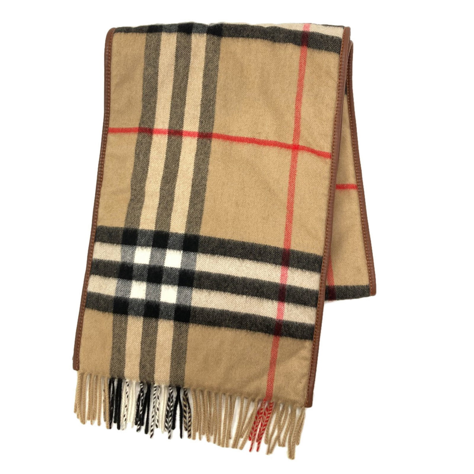 Burberry Stole: Burberry Stole Brown Burberry Stole measures 1.64m x 30cm, offering a distinctive and elegant presence. The stole's size provides ample opportunity for creative styling, while its brown color adds war