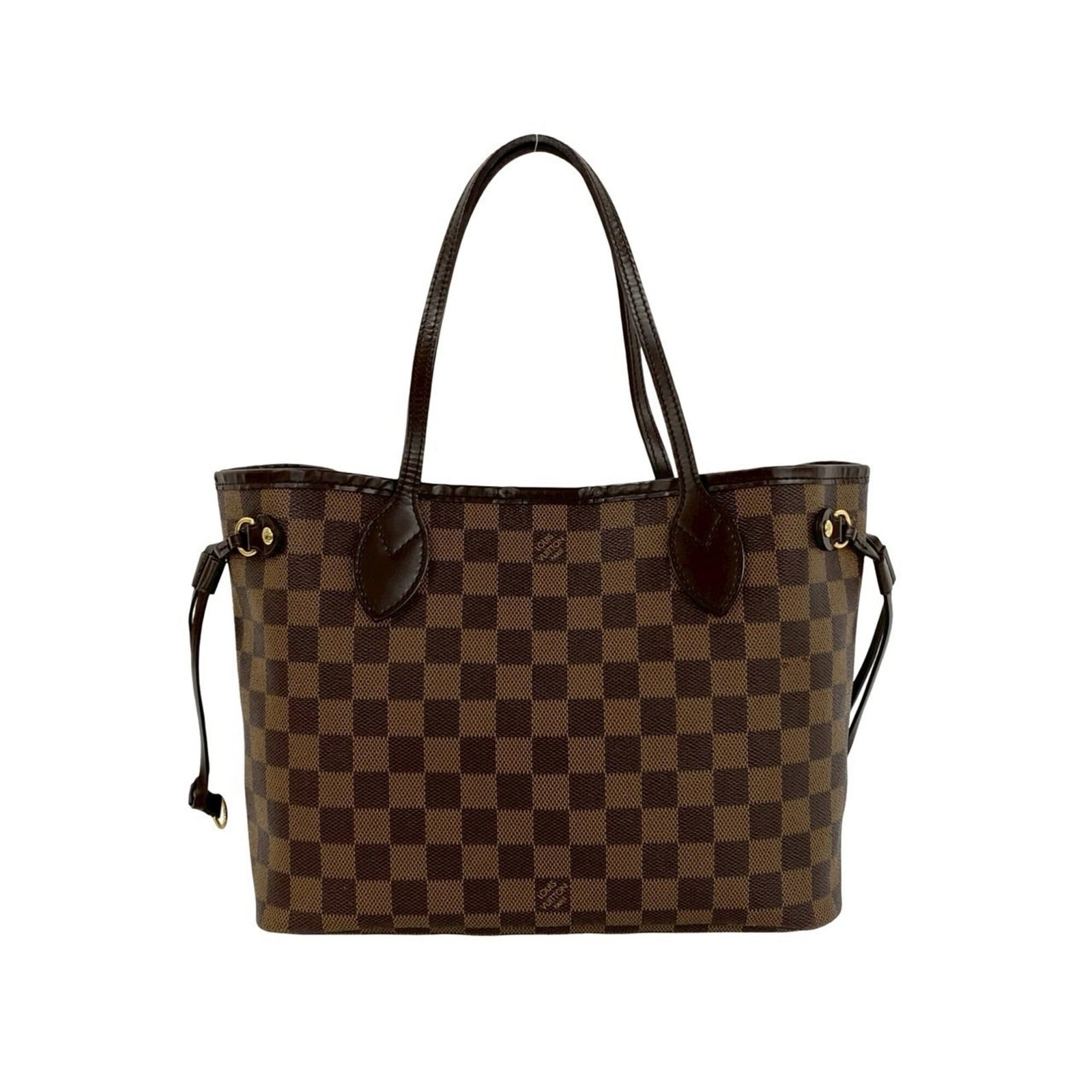 Vuitton Leather Tote Bag Pvc Handbag Louis: Vuitton Leather Tote Bag Pvc Handbag Louis Brown Louis Vuitton Leather Tote Bag with PVC details, measuring 22cm x 28cm x 13.5cm. This classic tote bag features a combination of luxurious leather and 