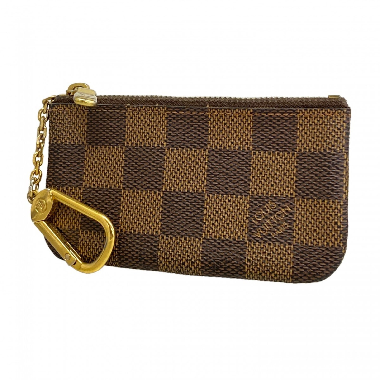 Coin purse from Louis Vuitton: Coin purse from Louis Vuitton Ebene-colored Louis Vuitton coin purse with classic design and precise measurements. Made from high-quality materials, its compact size (6.5cm x 12cm x 9cm) makes it a pr