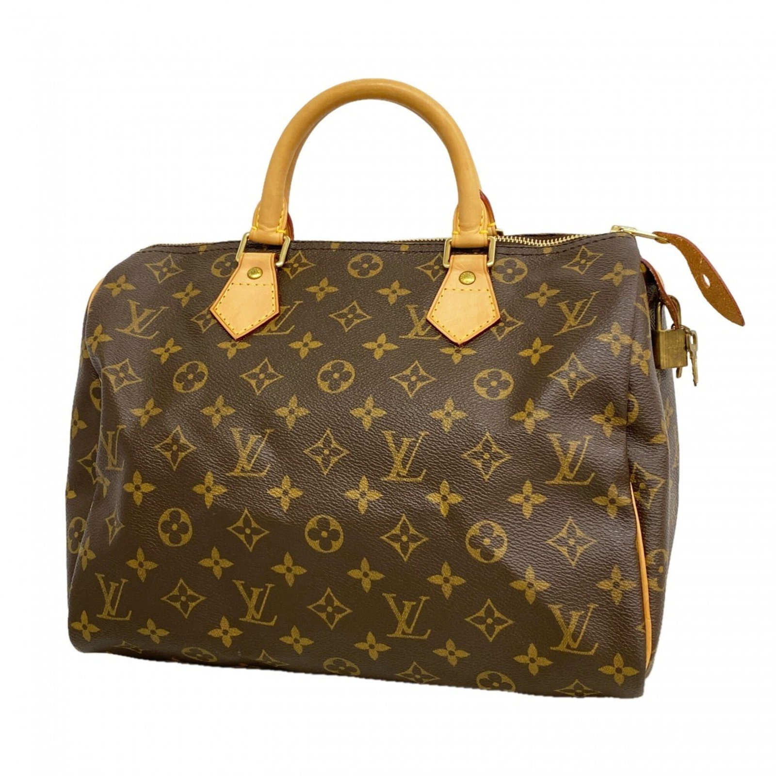 Louis Vuitton Handbag: Louis Vuitton Handbag Brown Louis Vuitton handbag with dimensions 22cm x 30cm x 17.5cm, featuring a classic design and signature monogram pattern. This stylish bag is made from high-quality materials 