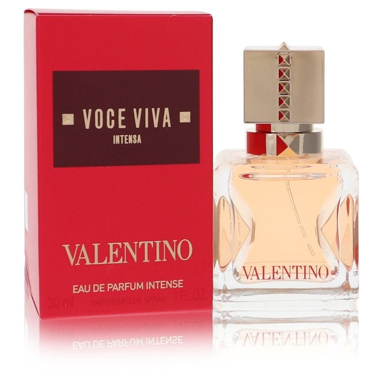 Voce Viva Intensa by Valentino Eau De Parfum Spray 1 oz: Voce Viva Intensa by Valentino Eau De Parfum Spray 1 oz Voce Viva Intensa by Valentino Eau De Parfum Spray offers a blend of lush florals, bright citrus bursts, and warm touches. Released in 2021,