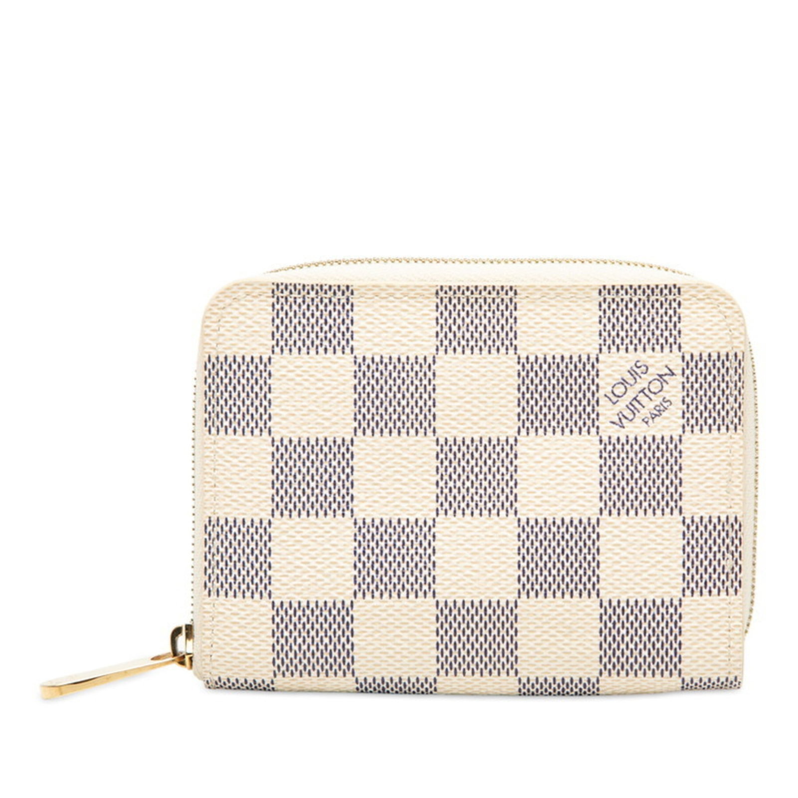Coin purse pvc leather case Louis Vuitton: Coin purse pvc leather case Louis Vuitton White Louis Vuitton coin purse pvc leather case, measuring 8.5cm x 11cm x 2cm, features a classic design with PVC and leather materials. The item bears the br