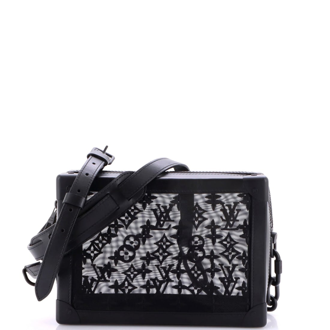Soft trunk bag see through mesh monogram Louis Vuitton (1 of 5)