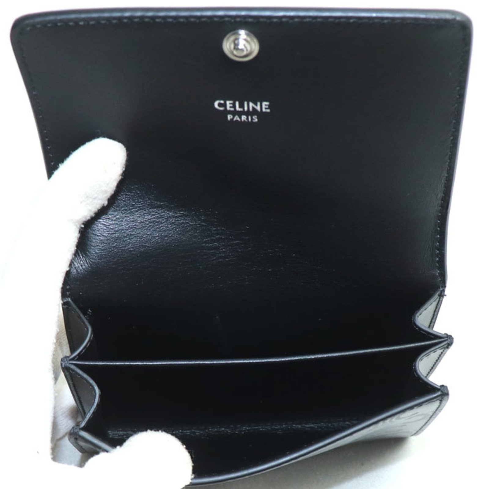 Celine Card Case Leather - 4