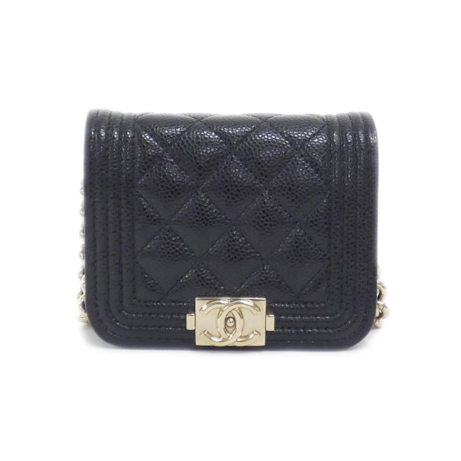 Chanel Fanny Pack Grained Calfskin: Chanel Fanny Pack Grained Calfskin Grained Calfskin Chanel Fanny Pack in Black. This stylish fanny pack features a classic design with a signature Chanel touch, crafted from high-quality grained