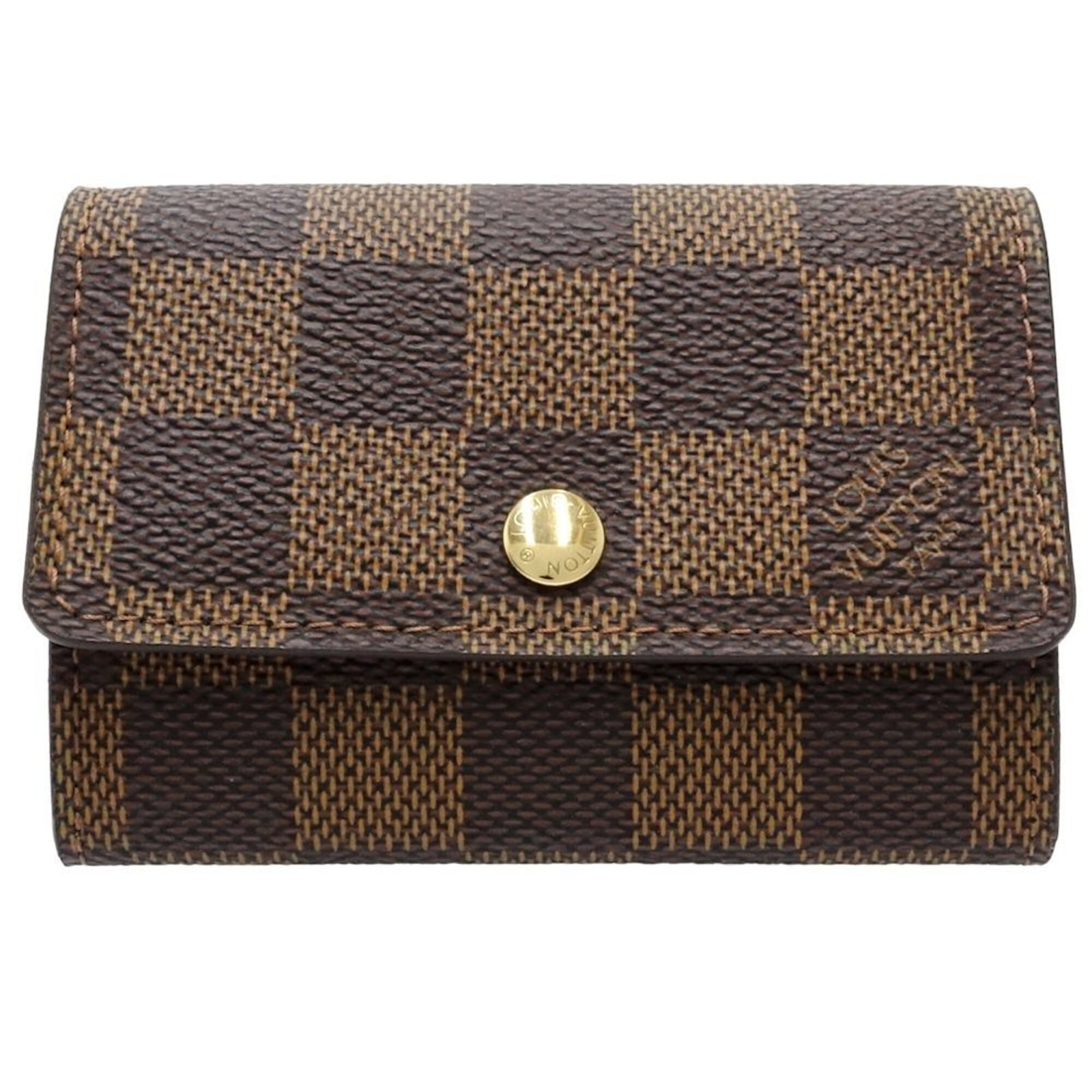 Louis Vuitton Damier Canvas Coin Case Purse: Louis Vuitton Damier Canvas Coin Case Purse The Louis Vuitton Damier Canvas Coin Case Purse boasts its iconic Damier pattern, a timeless design element characteristic of the brand. Made from high-qual