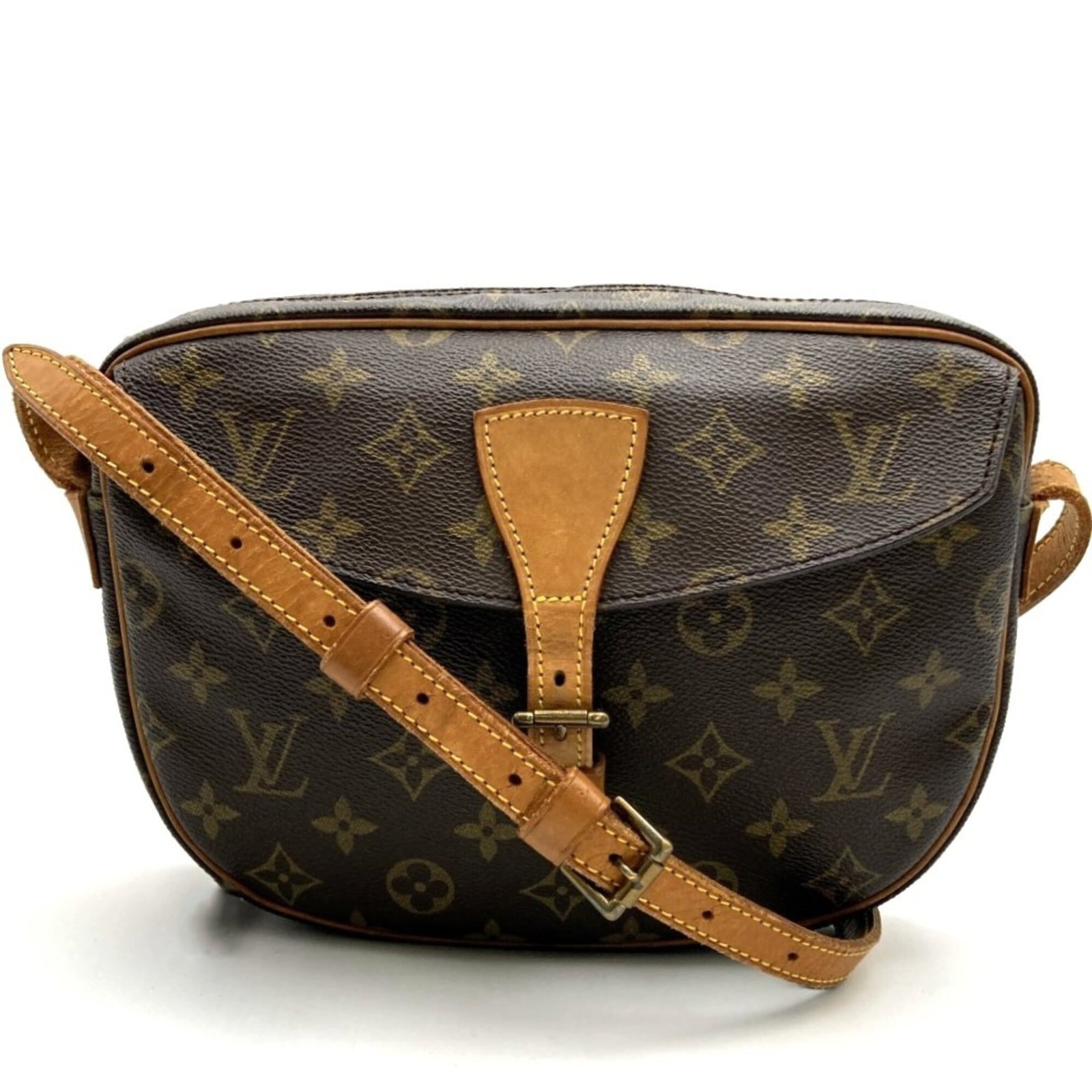 Shoulder Bag Monogram By Louis Vuitton: Shoulder Bag Monogram By Louis Vuitton Brown Monogram Shoulder Bag by Louis Vuitton. This classic shoulder bag features the iconic monogram pattern in brown, with a sturdy zipper closure and