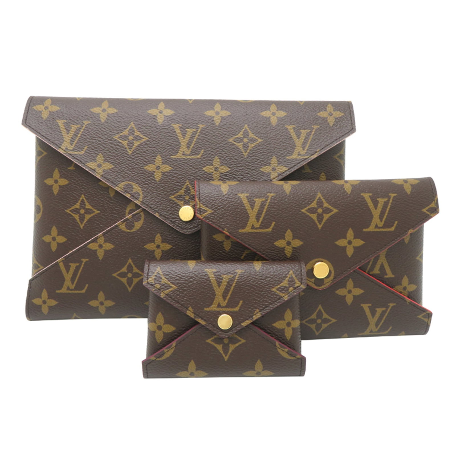 Pochette pouch monogram Louis Vuitton: Pochette pouch monogram Louis Vuitton Monogrammed with iconic Louis Vuitton design, this brown Pochette pouch boasts the brand's signature monogram pattern. Crafted from high-quality materials, it