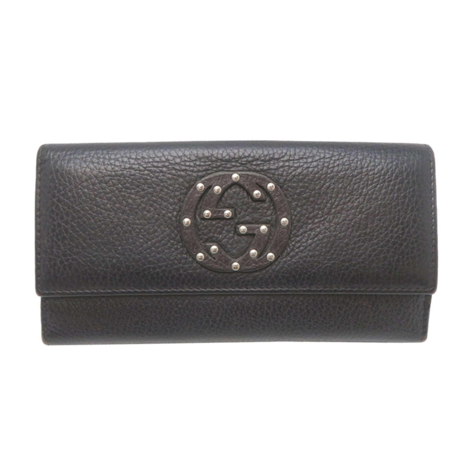 Gucci wallet leather bi fold: Gucci wallet leather bi fold Black leather bi-fold wallet from Gucci, measuring 10cm x 19cm x 2cm. This long wallet features high-quality leather construction and a classic design. Made in Italy, it