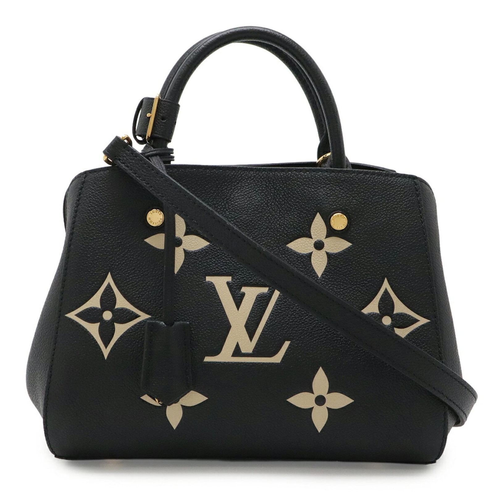 Louis Vuitton Handbag Shoulder Bag Monogram Empreinte: Louis Vuitton Handbag Shoulder Bag Monogram Empreinte The Louis Vuitton Handbag Shoulder Bag Monogram Empreinte boasts a classic design with its signature beige, black, and noir color options. Made fr