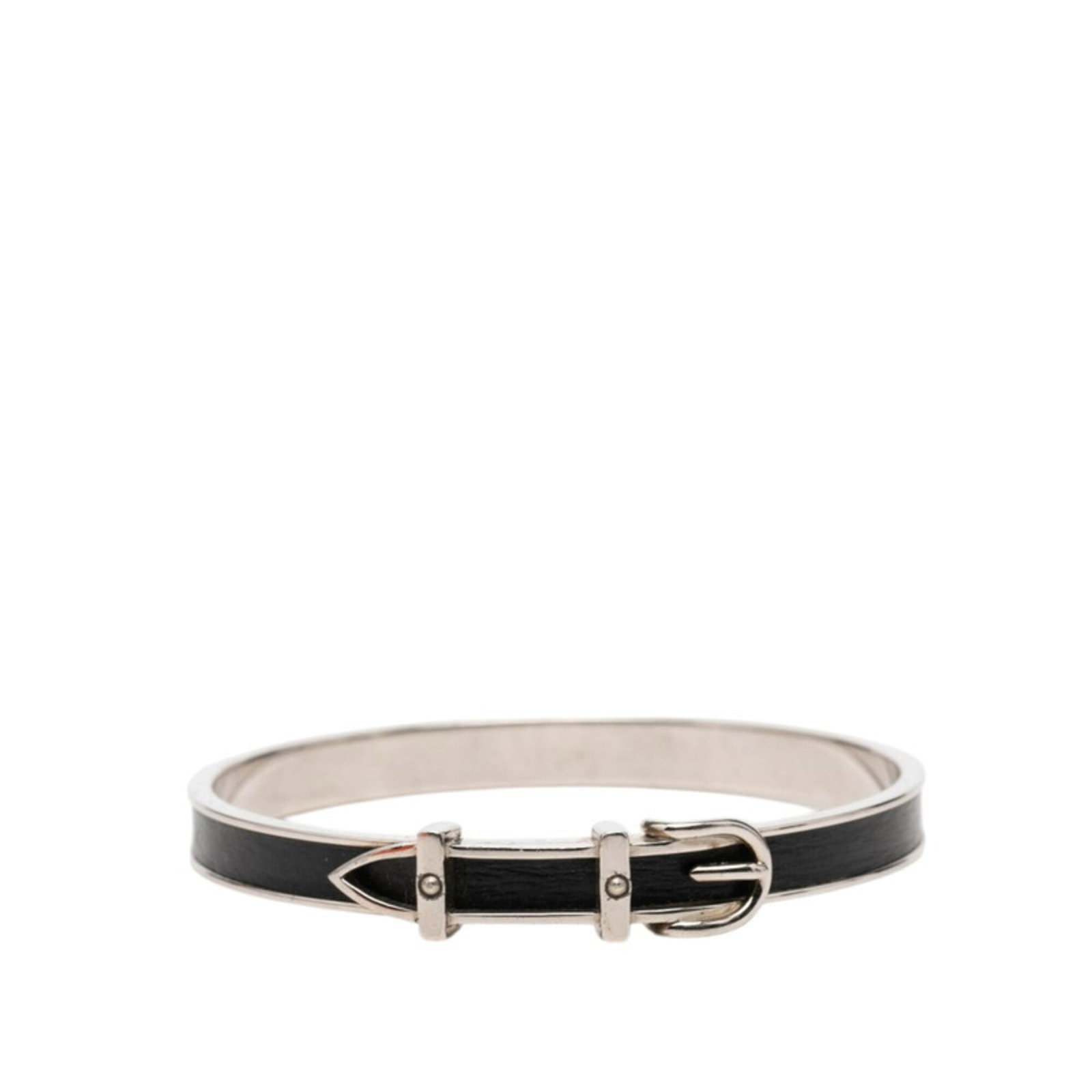 Hermes belt standard: Hermes belt standard Black leather standard belt from Hermes, featuring a metal buckle and measuring 19cm in length. This classic design showcases the brand's signature style with clean lines and