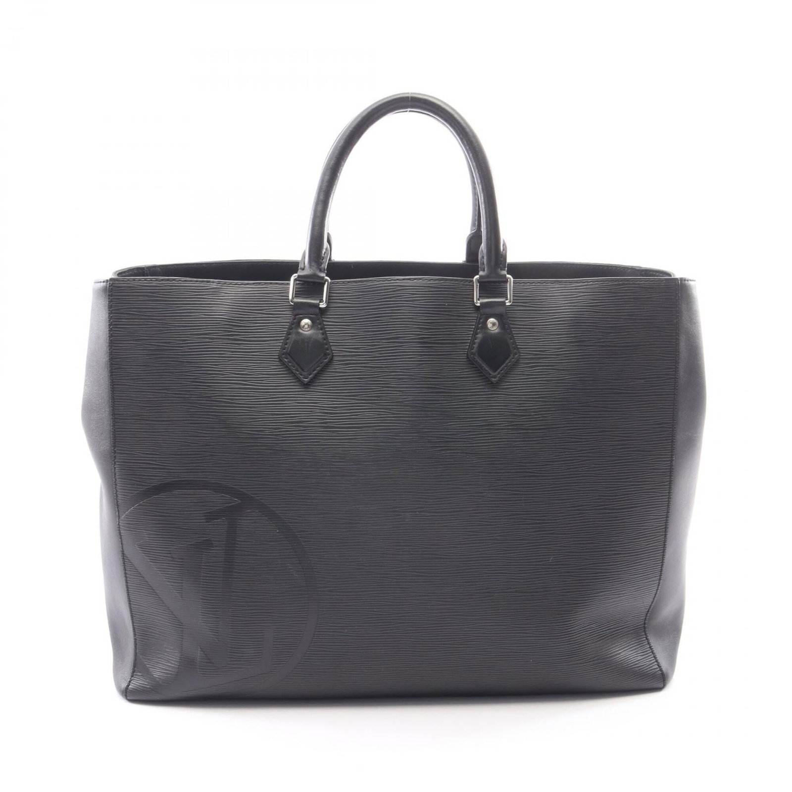 Louis Vuitton Epi Leather Tote Bag: Louis Vuitton Epi Leather Tote Bag Black Epi Leather Tote Bag from Louis Vuitton, measuring 33cm x 42cm x 14cm. Made with high-quality Epi leather, this classic tote bag features a timeless design
