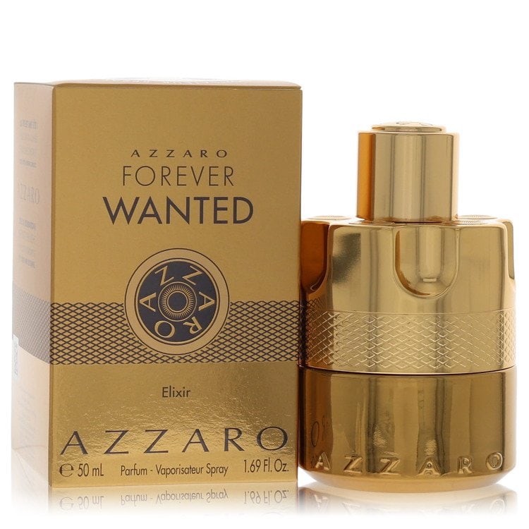 Azzaro Forever Wanted Elixir by Azzaro Parfum Spray 1.69 oz: Azzaro Forever Wanted Elixir by Azzaro Parfum Spray 1.69 oz Azzaro Forever Wanted Elixir by Azzaro Parfum Spray is a men's cologne available in a 1.69 oz size. This fragrance bears a signature and is