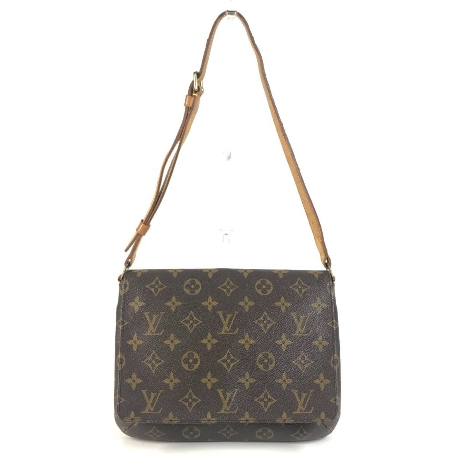 Shoulder Bag Monogram By Louis Vuitton: Shoulder Bag Monogram By Louis Vuitton Monogrammed luxury at its finest, this Louis Vuitton shoulder bag boasts the iconic monogram pattern in rich brown hues. Crafted from high-quality materials, its