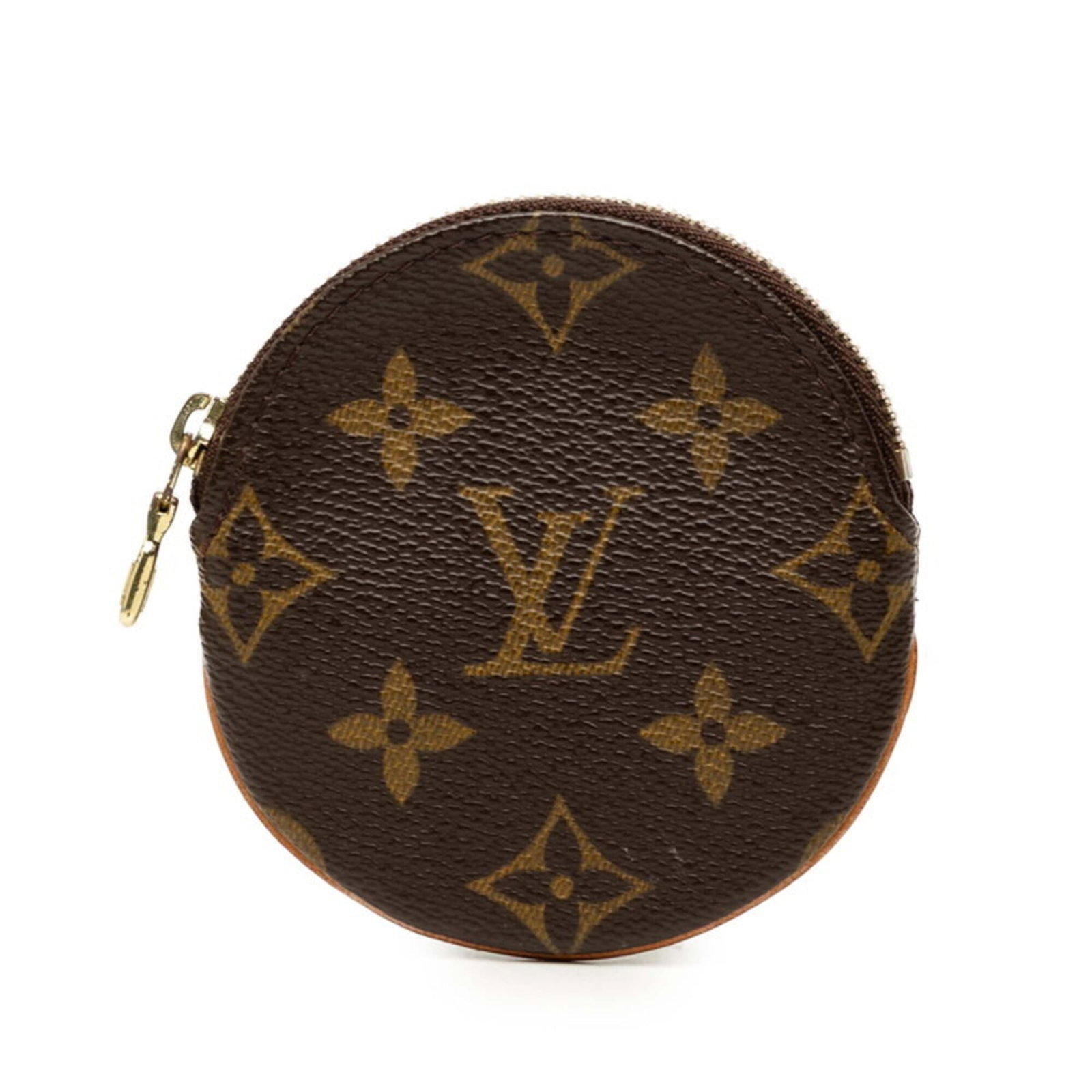 Louis Vuitton Coin Purse/ Coin Case Pvc Leather: Louis Vuitton Coin Purse/ Coin Case Pvc Leather Brown Louis Vuitton Coin Purse/ Coin Case made from PVC and Leather, measuring 9.5cm x 9cm x 5.00mm / 3.74'' x 3.54'' x 0.19''. The purse features a