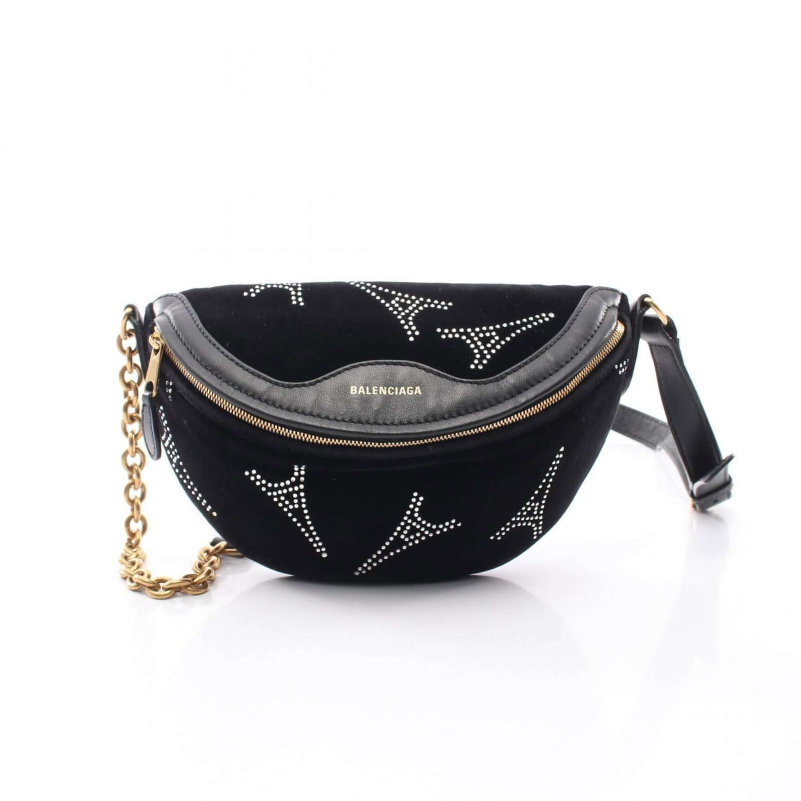 Handbag Leather Fabric Balenciaga Pack Fanny (1 of 10)