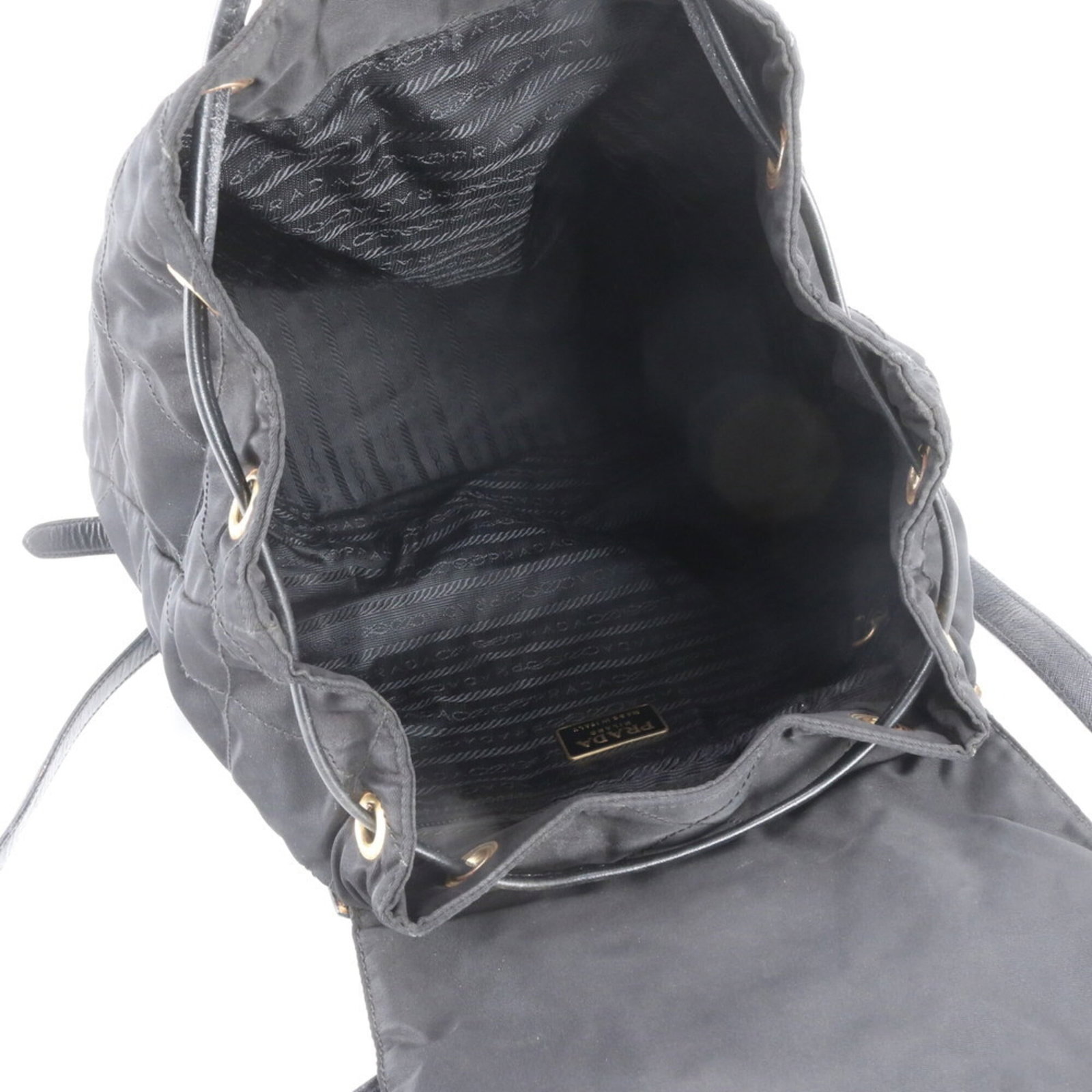 Nylon Leather Prada Backpack - 7