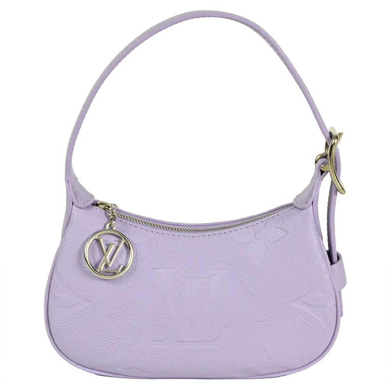 Shoulder bag monogram empreinte by Louis Vuitton: Shoulder bag monogram empreinte by Louis Vuitton Monogram Empreinte by Louis Vuitton - A luxurious shoulder bag featuring the iconic monogram pattern, presented in a rich purple hue. This stylish