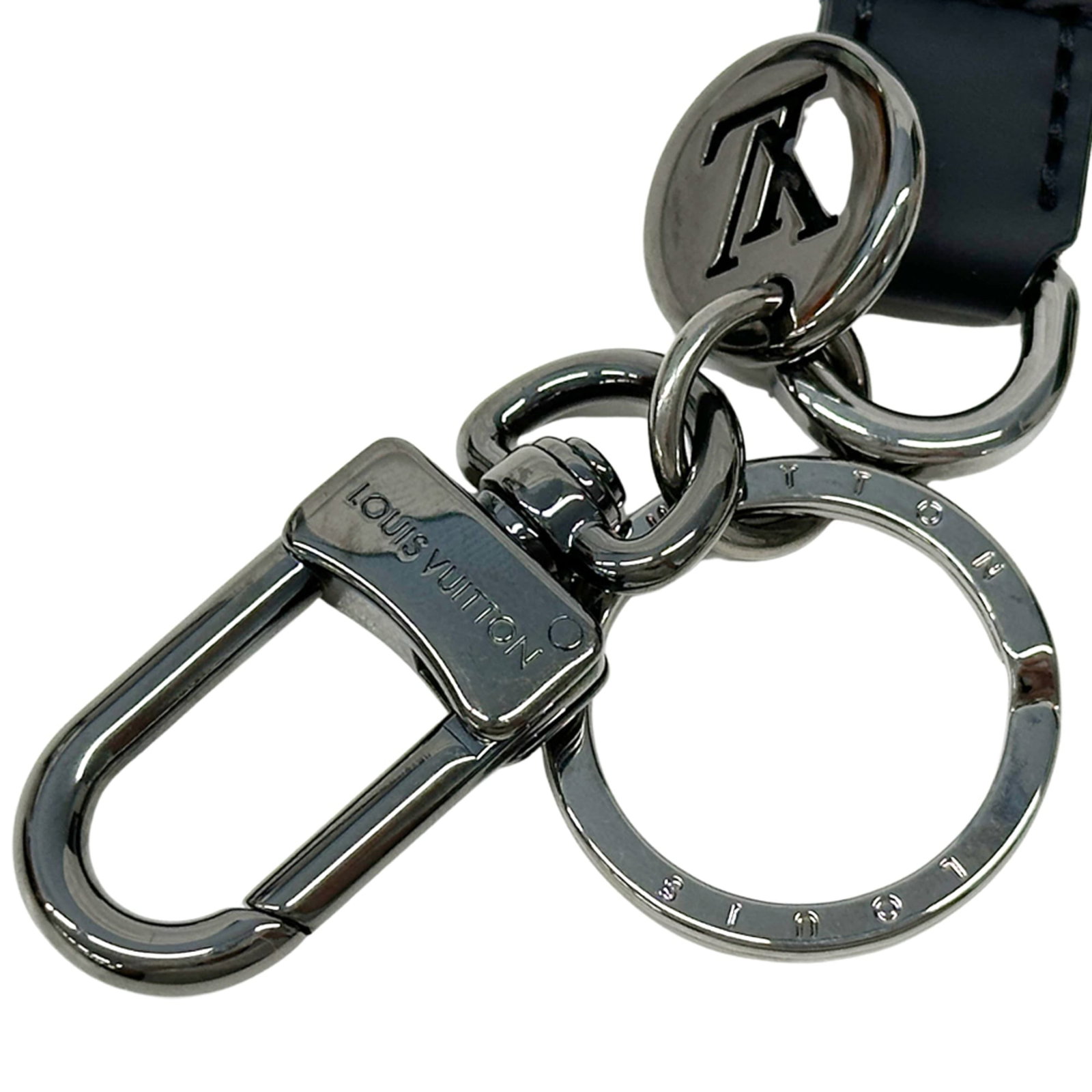 Metal Monogram Louis Vuitton Keyring Eclipse - 4